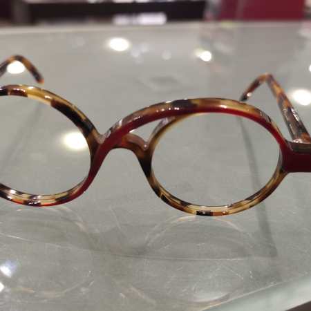 PIERRE EYEWEAR Zebulon écaille et rouge