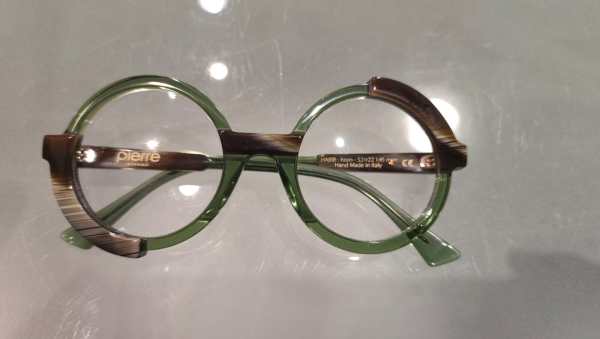 PIERRE EYEWEAR HABIB CORNE ET VERT 52/22